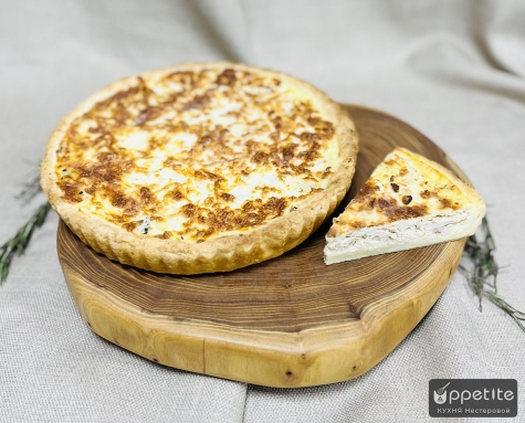 Киш с курицей