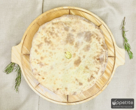 Пирог с сыром и зеленью
